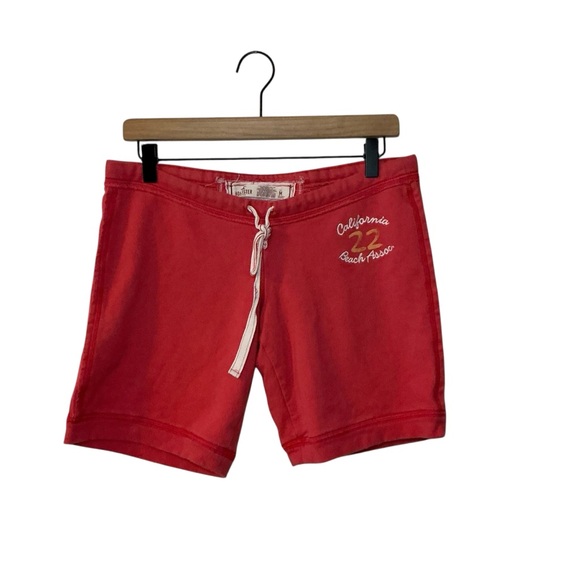 Hollister Y2K Pink Athletic Shorts for Women - Picture 1 of 4